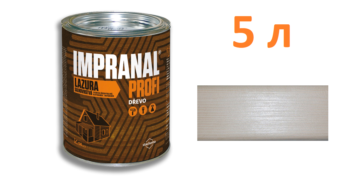 IMPRANAL PROFI Стійкий лазурний лак (Безбарвний; 5 л.)