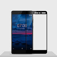 Захисне скло Nokia 7 Full cover чорний 0,26 мм в упаковці