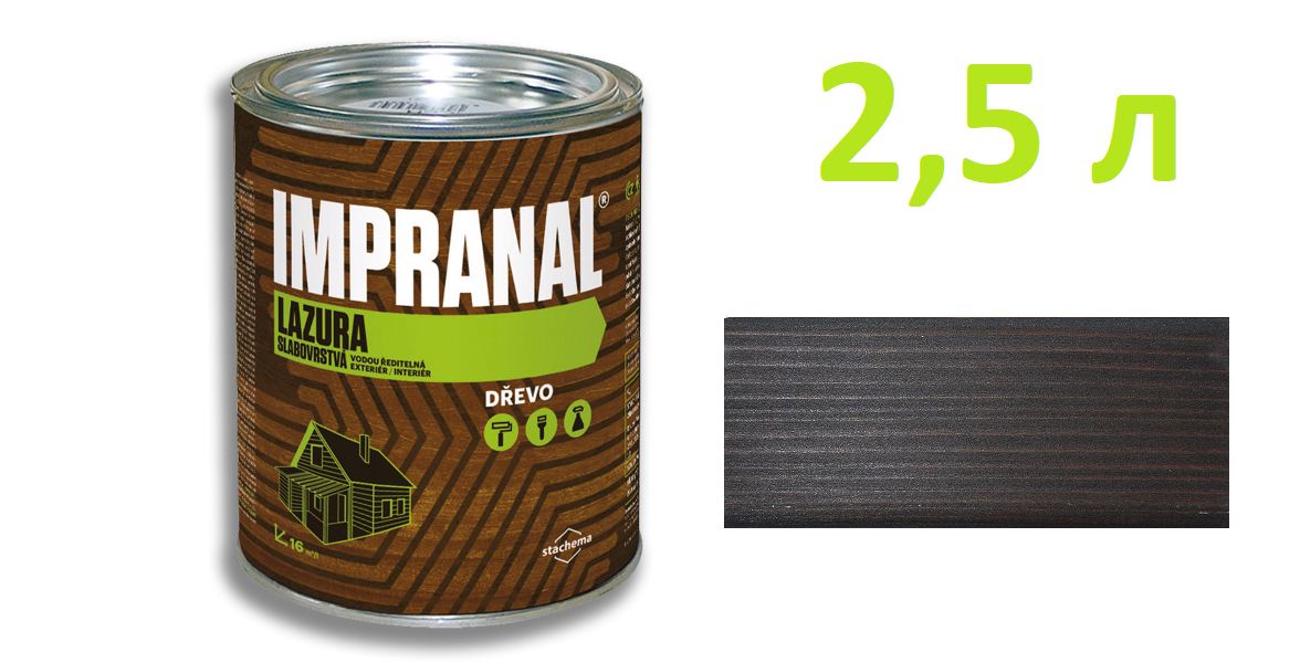 IMPRANAL Тонкошаровий лазурний лак (Палісандр; 2,5 л.)
