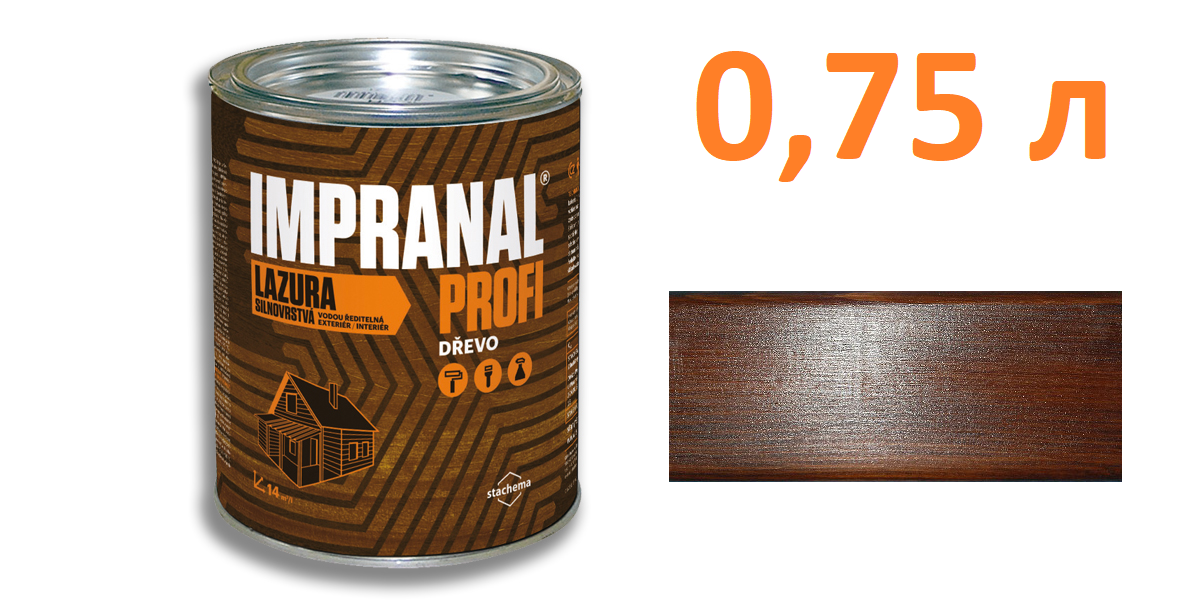 IMPRANAL PROFI Стійкий лазурний лак (Палісандр; 0,75 л.)