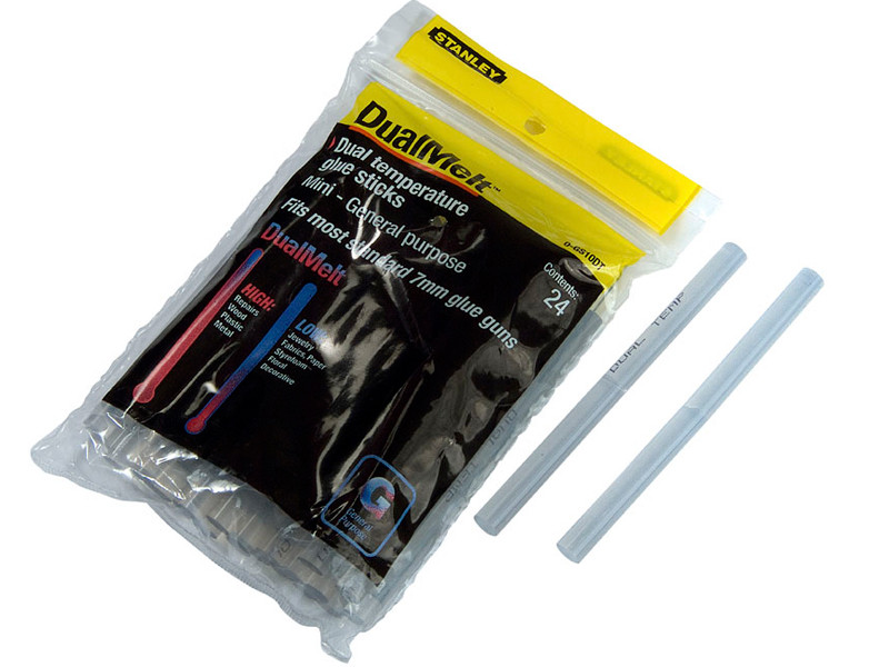 Клейові стрижні Stanley DualTemp 7х100 мм уп.24 шт.