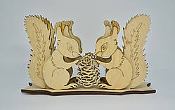 Дерев'яна підставка для серветок