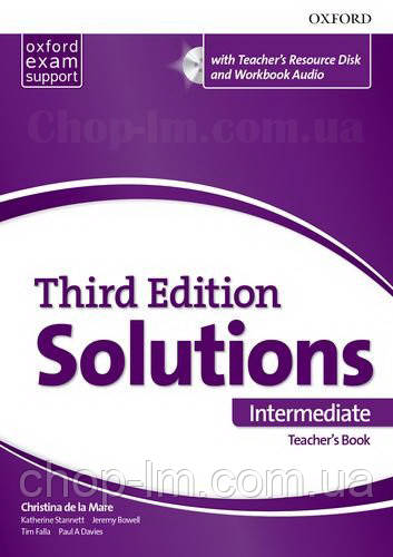 Solutions Third Edition Intermediate teacher's Book with teacher's Resource Disc and Workbook Audio