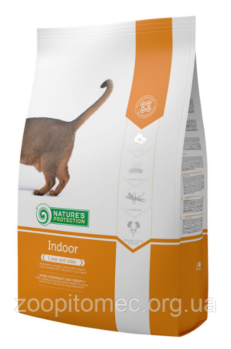 Корм nature's Protection (Натур Протекшн) Indoor для дорослих котів живуть у приміщенні, 7 кг