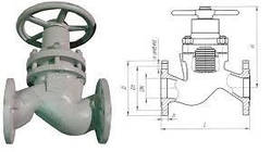 Клапан запірний прохідний фланцевий або під приварку 15с40п або15нж40п,15нж9405