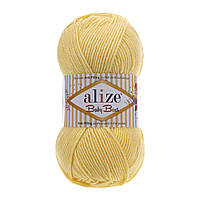 Пряжа для ручного вязания Alize BABY BEST(беби бест) акрил антиаллергенный-250 светлый-лимон