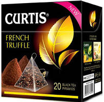 Чай Curtis French Truffle чорний з какао та шоколадно-вершковим ароматом 20 пірамідок