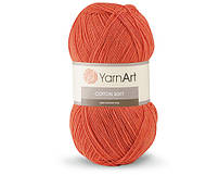 YarnArt - Soft Cotton (котон софт) 55% бавовна, 45% поліакрил. 5 моп*100 гр.-600 метрів