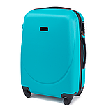 Чемодан дорожній з полікарбонату WINGS 0912 міні голубий, фото 3