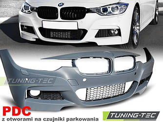 Бампер передній тюнінг обвіс BMW F30 F31 стиль M Sport Paket з PDC