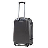 Чемодан дорожній з полікарбонату WINGS 0912 середній графітовий, фото 3