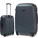 Чемодан дорожній з полікарбонату WINGS 0912 малий зелений, фото 4