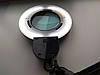Підлогова світлодіодна кільцева лампа-лупа:, колір чорний, металева, фото 3