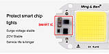 №56 LEd Smart IC 20w 6000K Світлодіод 20w світлодіодна матриця 20w з драйвером на борту MING&BEN, фото 4