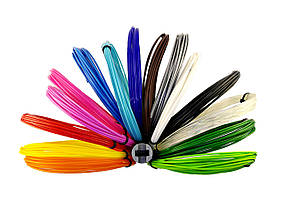 Набір ПЛА PLA пластику для 3D-ручки 15 кольорів 75 метрів, "Picasso Mini"