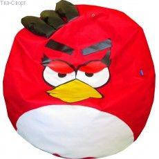 Крісло мішок Kids Angry Birds м'яч діаметр 90 см Tia-Sport sm-0075