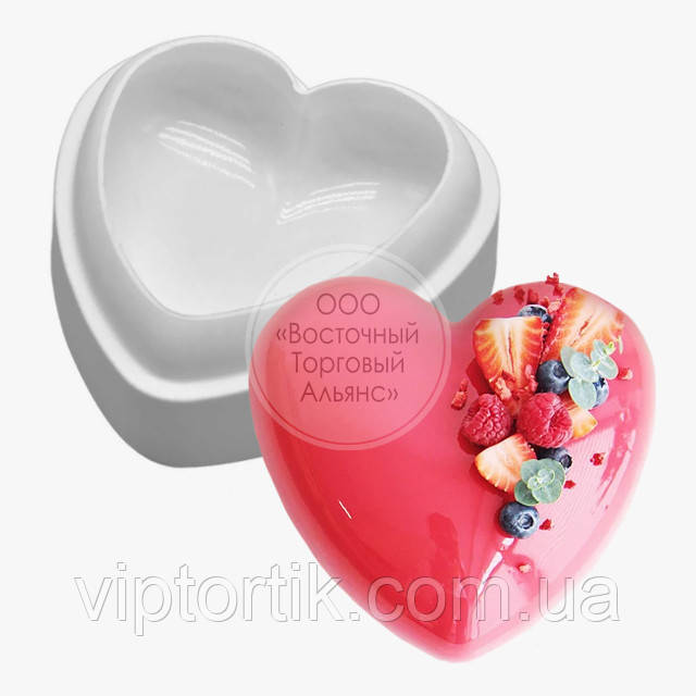 Форма силіконова для мусових тортів — Amore, фото 1