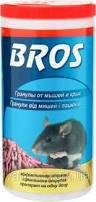 Родентицидний засіб 'BROS Гранули від мишей і пацюків" 500гр