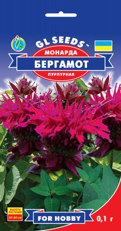 Насіння Монарда Бергамот (0,1 г) ТМ GL SEEDS For Hobby, фото 1