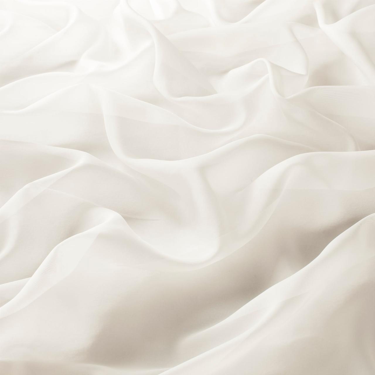 Тюль Креп Ashley-01 білий, фото 1