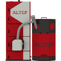 Пелетні котли опалення з автоматичним подаванням Альтеп DUO UNI Pellet (КТ-2Е-PG) 50