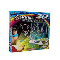 Дошка для малювання з 3D-ефектом ігровий набір Magic Toy 3D морський світ