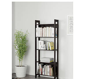 ЛАЙВА Стелаж, чорно-коричневий, 62x165 см 40178591 IKEA, ІКЕА, LAIVA, фото 2