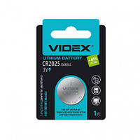 Videx Батарейка литиевая Videx CR2025 1pc BLISTER CARD (24/648)