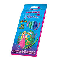 Карандаши "Princess world", Kidis, гибкие, 12 цветов
