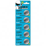 Батарейка літієва Videx CR2430 3V 5 pcs blister card 100 шт./пач., фото 3