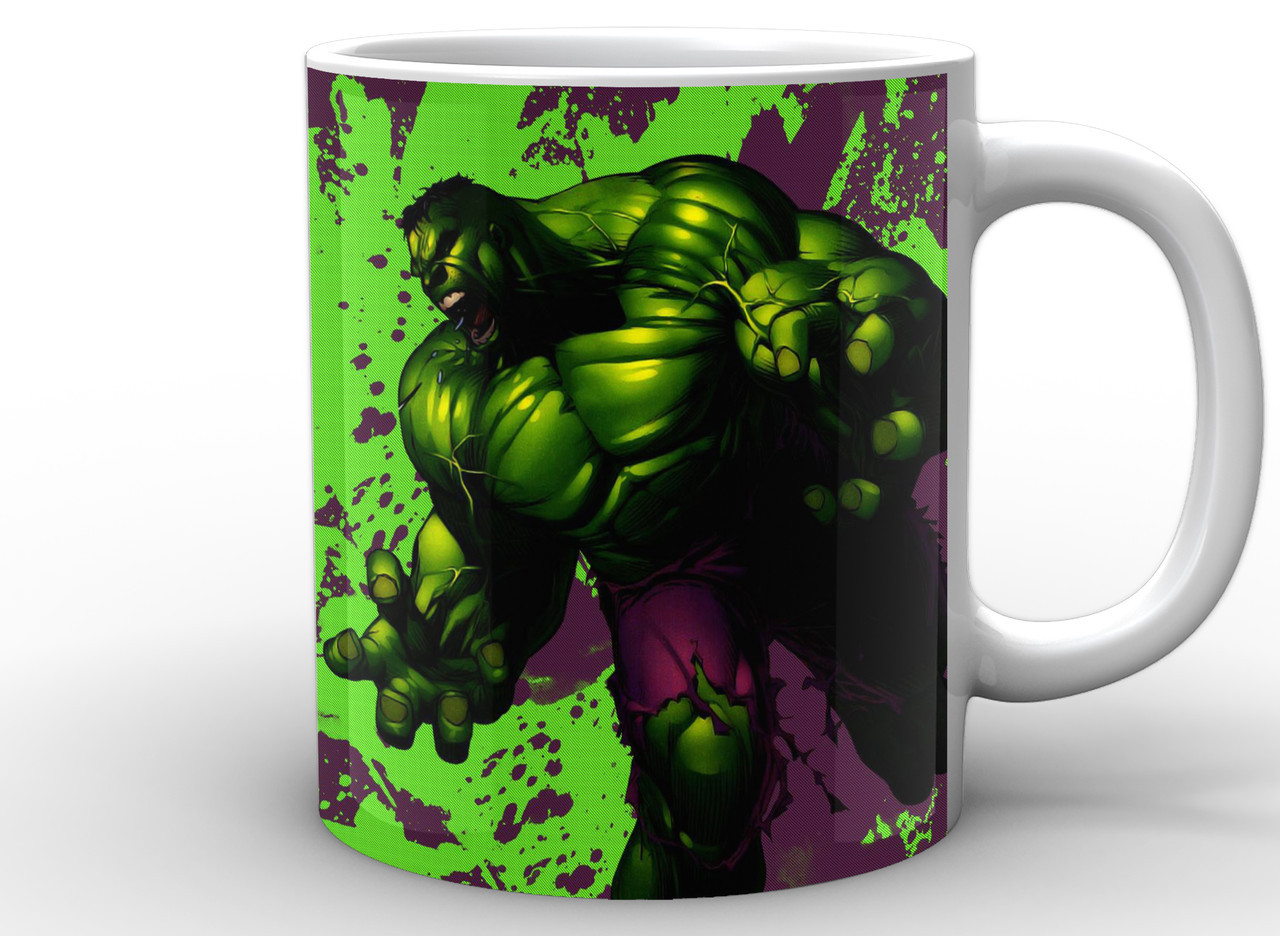 Кухоль Geek Land білий Халк Hulk фіолетовий фон HU.02.010, фото 1