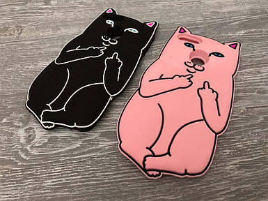 Гумовий 3D чохол Finger cat для Xiaomi Mi A1 (2 кольори)