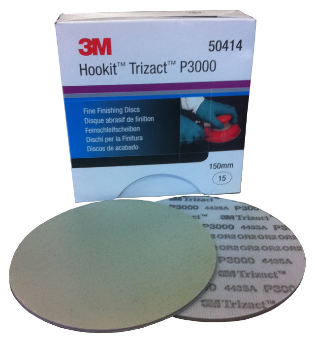 Абразивний полірувальний круг Trizact 3M P3000 Д150 мм, фото 1