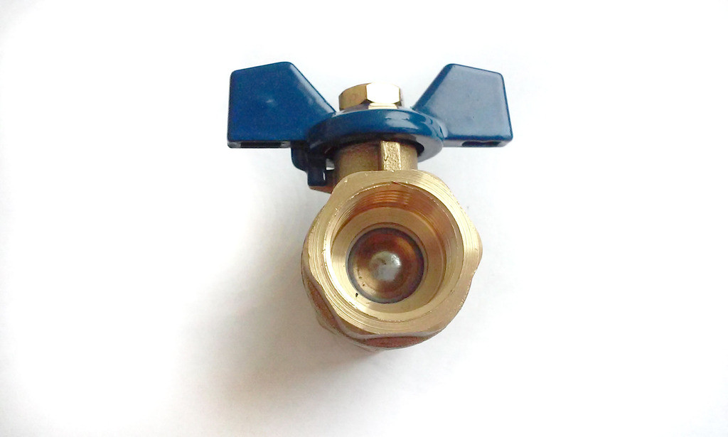 Кран латунний кульовий 1/2", фото 1