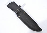 Кожаные ножны для ножа черные с застежкой