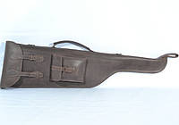 Кожаный чехол Ретро на ружье 85 см. Коричневый