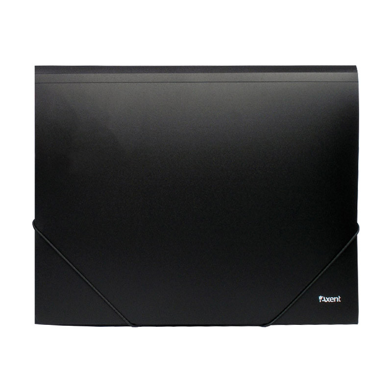 Папка на гумках Axent А4 чорна 1508-01-A