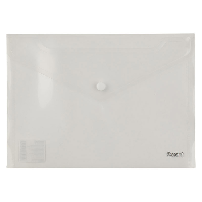 Папка на кнопці Axent А5 прозора 1522-27-A