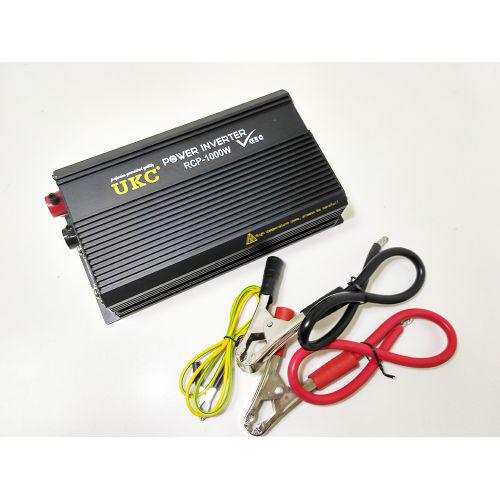 Професійний інвертор перетворювач UKC 12V-220V RCp-1000W