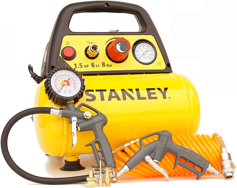 Безмасляний компресор Stanley DN200/8/6 6 l 8 bar