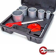Набір корончатых свердел для плитки Intertool SD-0428 5 од.