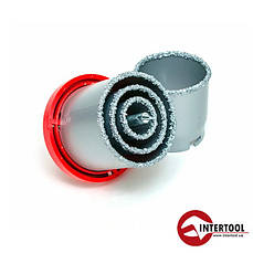 Набір корончатых свердел для плитки 5 од., 33-73мм, вольфрамове напилення