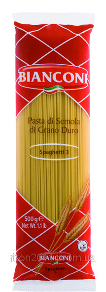 Спагеті твердих сортів Bianconi «Spaghetti», 500 г.
