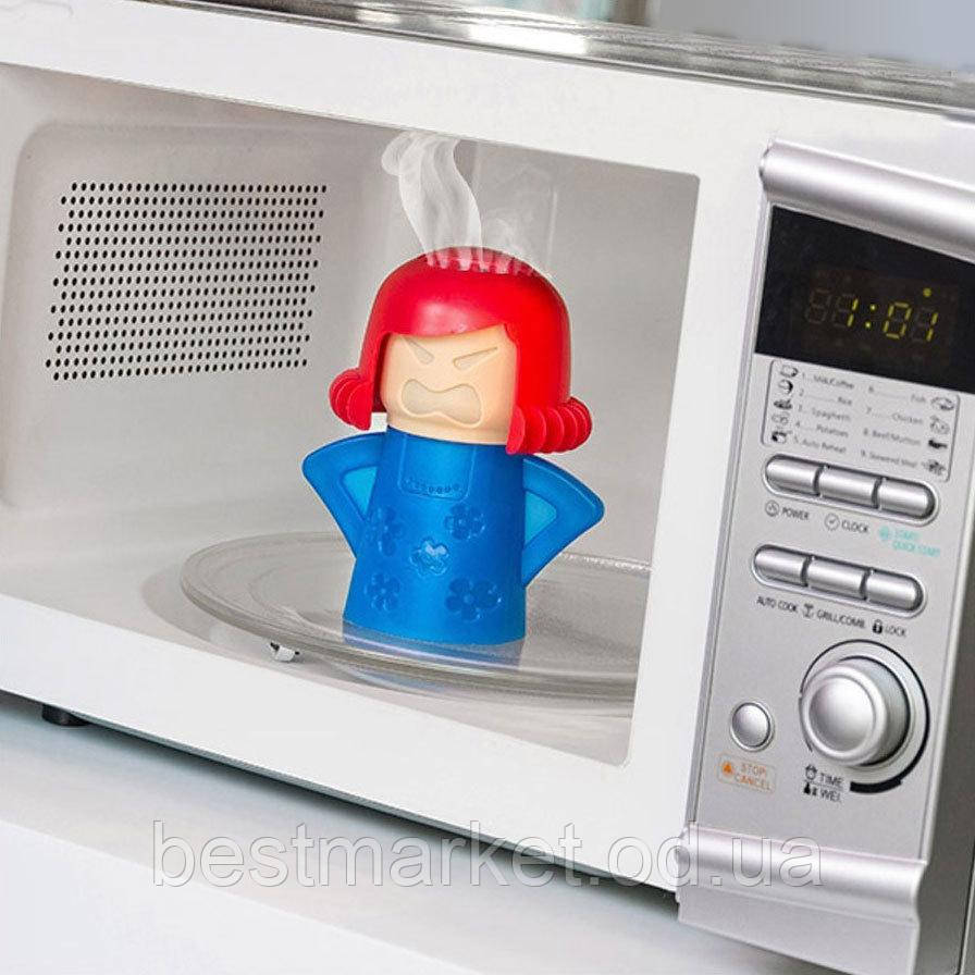 Паровий очисник Мікрохвильової печінки Microwave Cleaner Mama Angry
