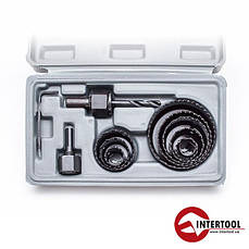 Набір корончатых свердел по дереву складовою 19-64мм 11шт.