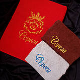 Саме лазневий рушник із левом, фото 3