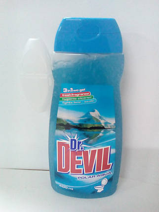 Dr. Devil 3в1 WCgel 400 мл гель для туалету Полярна вода (6048), фото 1