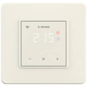 Wi-Fi терморегулятор для теплої підлоги terneo sx з сенсорним управлінням (слонова кістка)