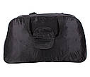 Чоловіча дорожня текстильна сумка 0216 чорна, фото 5