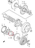 Втулка варіатора 250сс 01-06р Suzuki Burgman SkyWave 21125-14F10